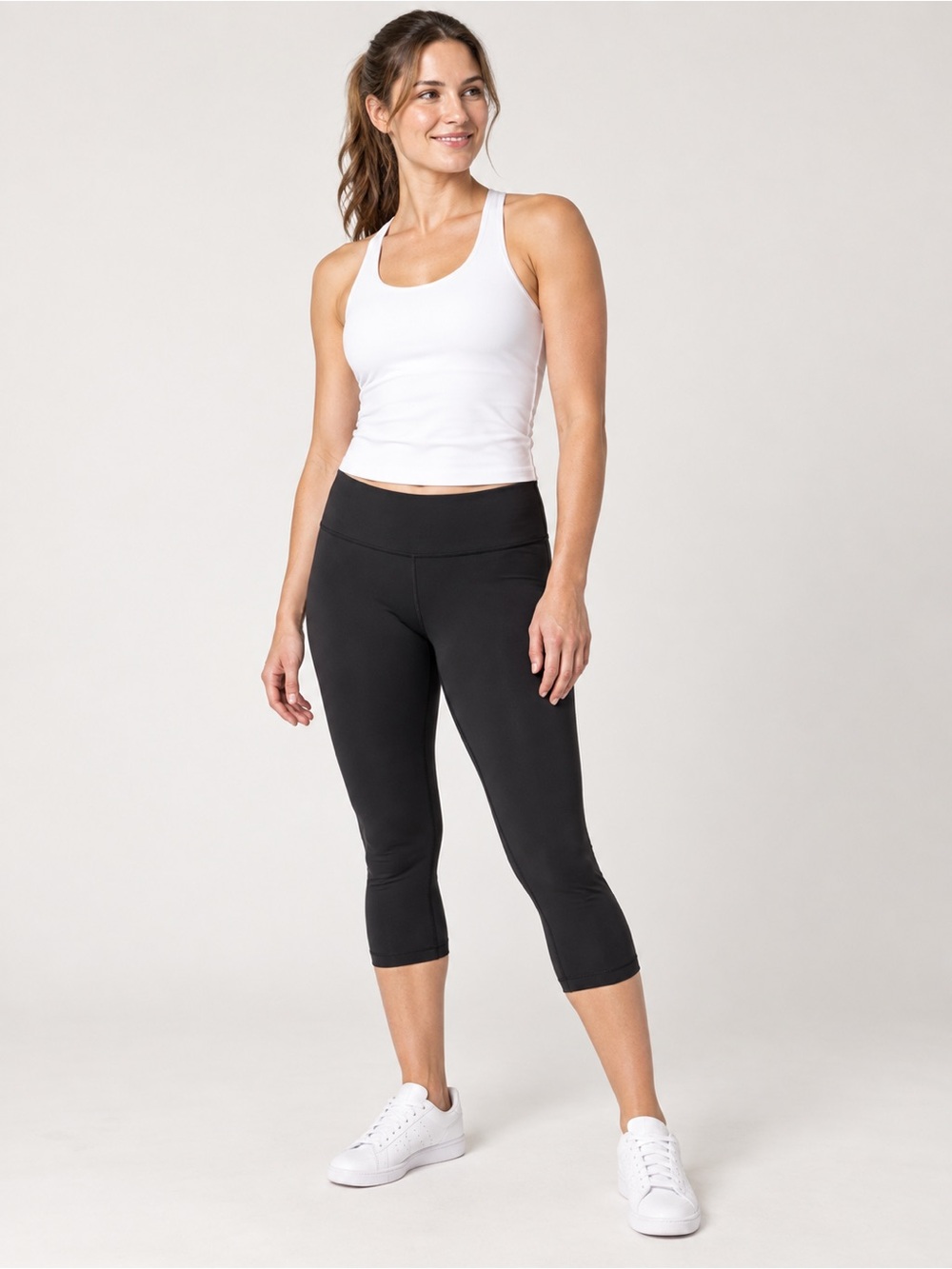 Lululemon Black Cropped Capri Leggings Women’s Size 6
